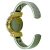 Olivia Pratt Every Day Textured and Rhinestone Metal Bangle Watch - 2 of 4