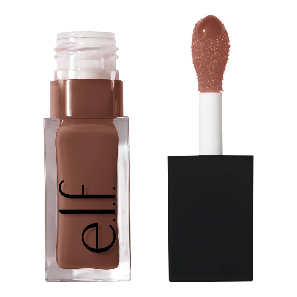 Photos - Other Cosmetics ELF e.l.f. Glow Reviver Lip Oil - Honey Talks - 0.25 fl oz 