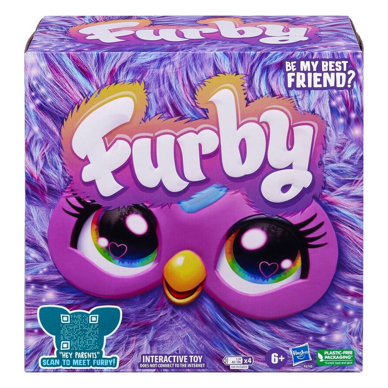 Furby Purple Interactive Plush Toy, 3 of 18
