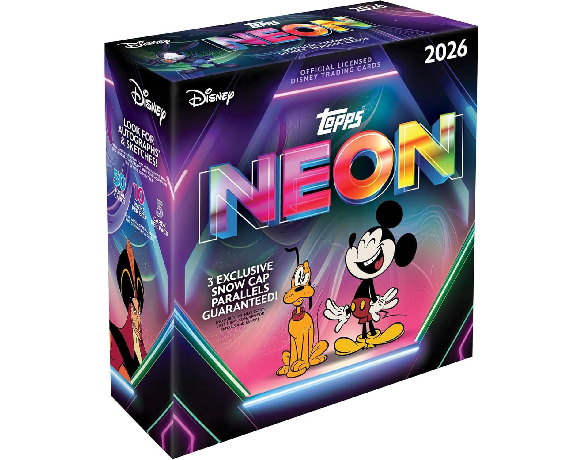 Topps 2026 Topps Disney Neon Mega Box
