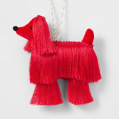 Dog Christmas Tree Ornament Dark Pink - Wondershop™