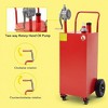 45-Gallon Fuel Transfer Caddy with 12V Pump, Heavy-Duty Rolling Gas Container for Vehicles, ATVs, Equipment - 3 of 4
