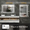 Maxax Atherton Modern Frameless Anti-Fog LED Lighted Dimmable Wall Mounted Bathroom Vanity Mirror - 2 of 4