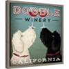 Amanti Art Doodle Dog by Ryan F Framed Canvas Wall Art - 3 of 4
