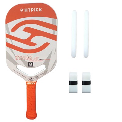Aukfa Carbon Fiber Pickleball Paddle – 14mm Polypropylene Honeycomb Core, UV Matte Finish, Hot Press Molded, Lightweight Pro Racket
