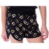 DC Comics Girls' Batman Gold Foil Logo Racerback Tank Shorts Pajama Set Batman Logo - 3 of 4