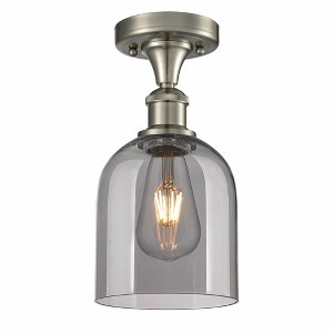 Bella - 1 Light Semi-Flush Mount In Industrial Style-10.75 Inches Tall and 5.5 Inches Wide - 1 of 1