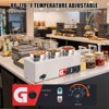 Commercial Soup Warmer, Electric Bain Marie – 600W/1000w 86~176°F Adjustable Temp with Reset Button, Silver for Restaurant & Buffet - 2 of 4