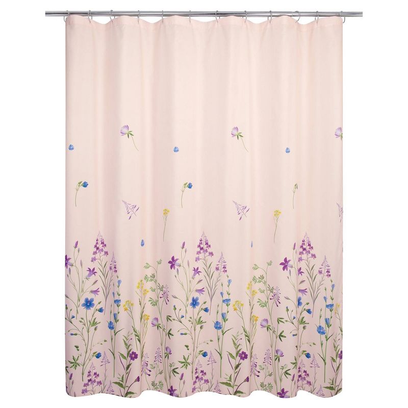 Wildflowers Shower Curtain - Allure Home Creations, 1 of 7