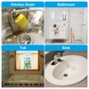 Unique Bargains Silicone Square Flexible Kitchen Floor Drain Anti-Odor Mat 2 Pcs - 4 of 4