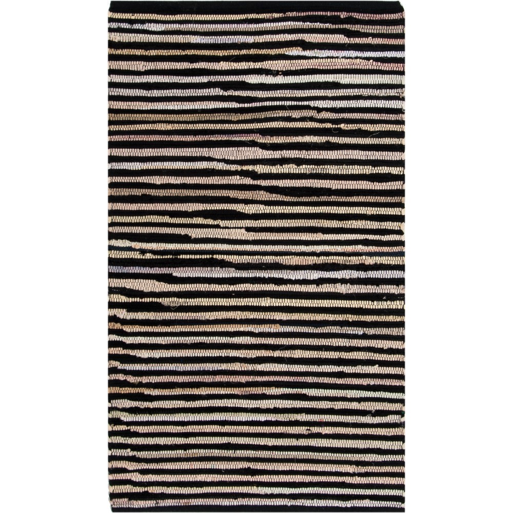 2'x3' Jessica Woven And Flatweave Rug Black/Multi - Safavieh