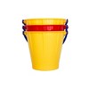 Spielstabil 3 Pack - Large Sand Pails Beach Toys (3 Buckets Included - Colors Vary) - Made in Germany - 2 of 4