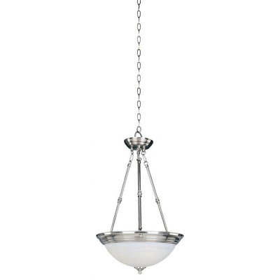 Maxim Lighting Essentials - 584x 3 - Light Pendant in  Satin Nickel