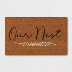 1'6"x2'6" Our Nest Doormat Natural - Threshold™