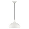 Livex Lighting Amador 1 - Light Pendant in  Shiny White - 2 of 4