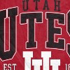 NCAA Utah Utes Vintage Arch Block Flannel Fleece Blanket - 2 of 3