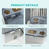 LOVMOR Turtle Aquarium with Basking Platform Turtle Tank Kit Full View Visually Reptile Habitat - 2 of 4