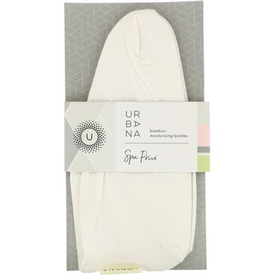 European Soaps Urbana, Spa Prive, Bamboo Moisturizing Booties, 1 Pair,