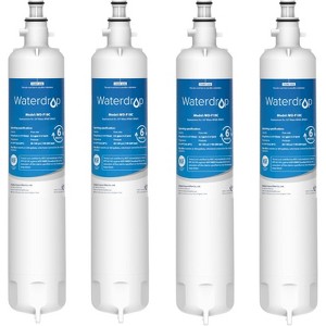 Waterdrop Replacement for GE RPWFE, RPWF (Built-in CHIP) Refrigerator Water Filter,4 Filters - 1 of 4