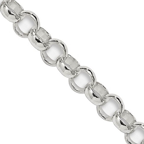 GORGEOUS MENS STERLING SILVER LINK CHAIN. outlet # 729