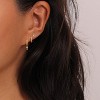 Freekiss 3 Pairs Gold Hoop Earrings Set: Dainty Stud Earrings Trendy Small 14K Gold Plated Hypoallergenic Dangle Cartilage - 2 of 4