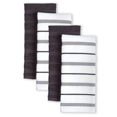 KitchenAid 4pk Cotton Albany Kitchen Towels Brown