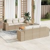 vidaXL Garden Sofa Set Beige - 2 of 4