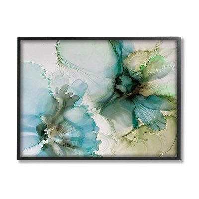 Stupell Industries Abstract Flower Petals Blooming Framed Giclee Art