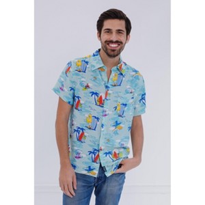 Sesame Street Matching Family Hawaiian Button Down Shirt Sizes (18 Months - 2XL) - 1 of 4