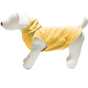 Gooby Fleece Vest Hoody, XLarge, Yellow - 1 of 1