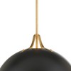 Crystorama Lighting Soto 3 - Light Pendant in  Matte Black/Antique Gold - 4 of 4