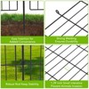 No Dig Decorative Fence for Outdoor ,Yard, Patio,Animal Barrier Rustproof Metal Wire Panel,Temporary Dog Fence - 3 of 4