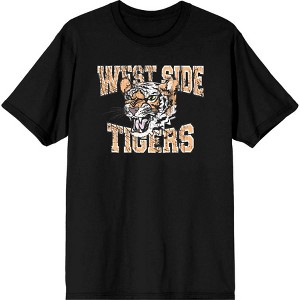 Vintage Sport West Side Tigers Adult Crew Neck Short Sleeve Tee - 1 of 2