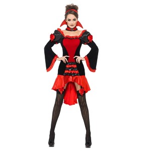 Smiffys Fever Boudoir Vampiress Adult Costume Medium - 1 of 4