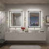 Apmir Super Bright Front & Back LED Lighted Anti-Fog Aluminum Alloy Framed Tempered Glass Bathroom/Vanity Mirror with ETL & 3-Year Warranty - 3 of 4