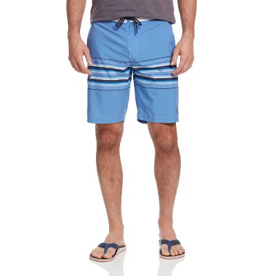 Men's Rockaway Stripe 8" Board Shorts - Flags & Anthem