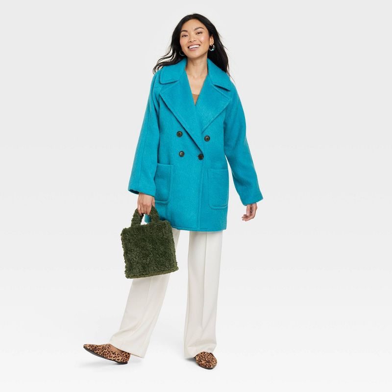 Women's Oversized Essential Faux Jacket - A New Day™, 4 of 5
