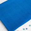 Slickblue Dark Blue Jacquard Weave Throw Blanket, Soft Cotton, Cozy Waffle-Weave Design, Perfect for Home or Travel - 3 of 3