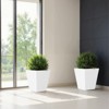 Wooakway Outdoor/Indoor/Decor/Garden Large Tall Metal Planter Pots Planter Boxes Cachepots Nursery Pots - 2 of 4