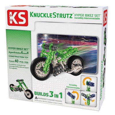 KnuckleStrutz Knuckle Bots Building Construction Toy Set Knuckle Struts 