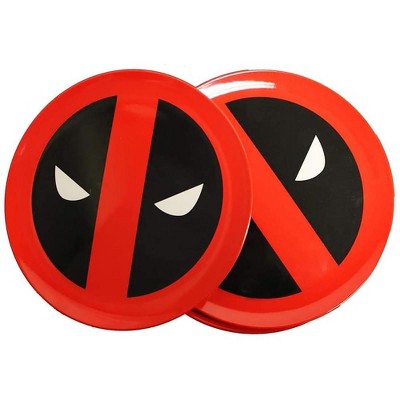 Seven20 Marvel Dead Pool Round Plate 4-Piece Set