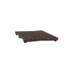 23"x15" Wide Teak Wood Non-Slip Bathroom Door Mat Dark Brown - DecoTeak - 3 of 4