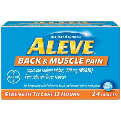 How strong is aleve naproxen