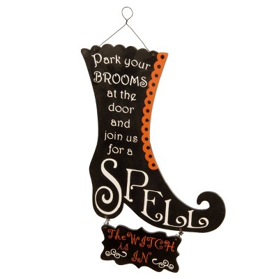 18" Halloween Boot Wall Decor