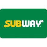 Subway Gift Card (Mail Delivery)