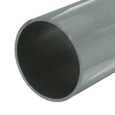 Unique Bargains PVC Water Plumb DIY Crafts High Impact Rigid Round Pipes 8" Length