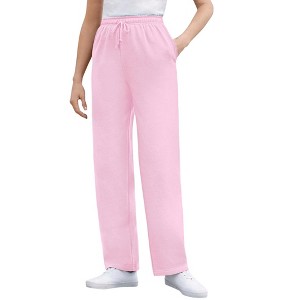 Woman Within Plus Size Petite Better Fleece Sweatpant - 1 of 4
