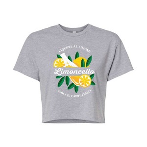 Women's - Instant Message - Limoncello Cropped Graphic T-Shirt - 1 of 4
