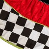 Kurt Adler 52" Black and White Checkered Tree Skirt - 2 of 3