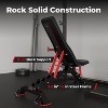 FLYBIRD Weight Bench, 1200LBS Weight Capacity Strength Training Bench Heavy-duty Adjustable Workout Bench - 3 of 4